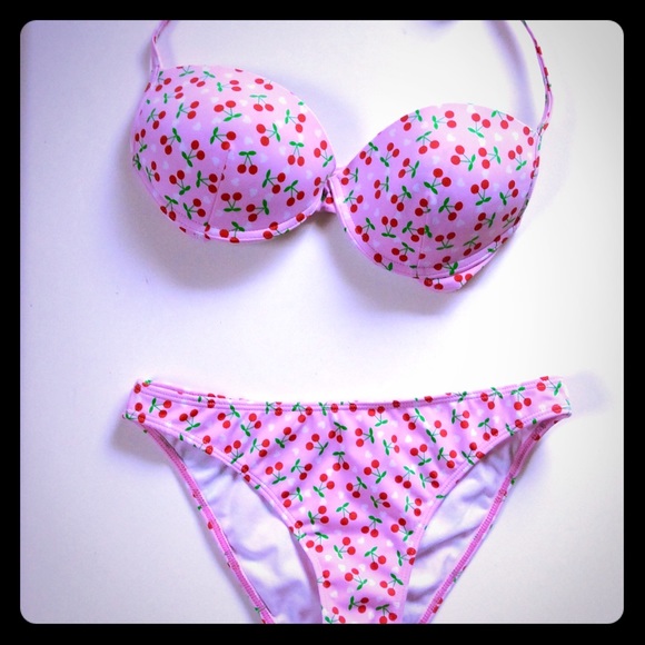 Other - Just in fun Cherry 2 piece swimwear bikini